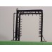 HO Locomotive Wash Rack. (High Pressure Wash-Rinse). All Brass Construction, Factory Painted - Price HO scale  $229 - (Shipping cost HO  $14.95)